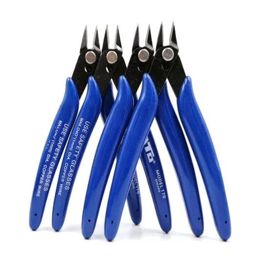 Diagonal Carbon Steel Pliers: Precision Cutting of Wires and Cables!