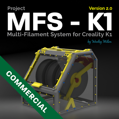 Project Multi-Filament System for Creality K1 (MFS-K1) - Ebook + 3D Printable Files