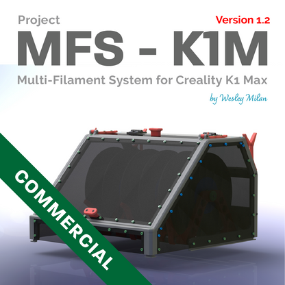 Project Multi-Filament System for Creality K1 Max (MFS-K1M) - Ebook + 3D Printable Files
